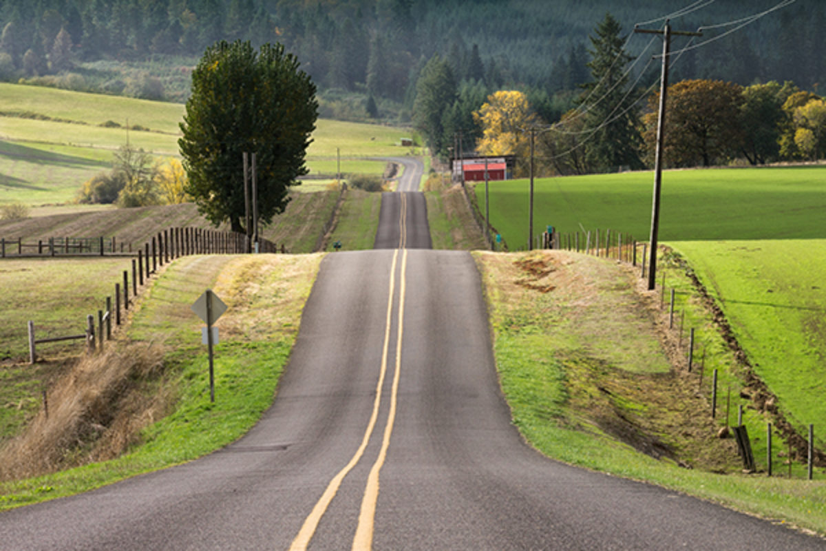 Highway in rural America