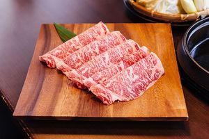 Wagyu Beef on a cutting board