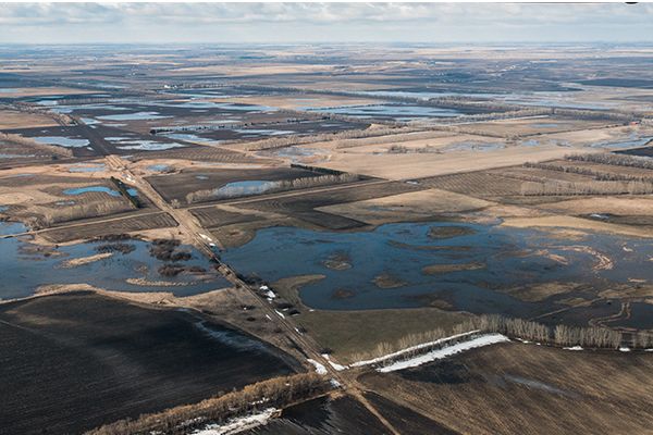 Prevented Planting showing Prevented Planting acres in Red River Valley of ND