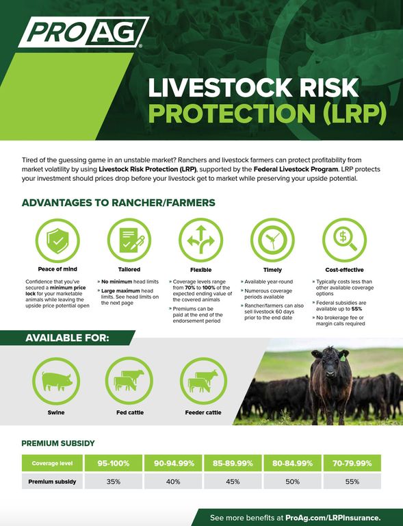 Federal Livestock Program Gives Peace of Mind Profit Protection