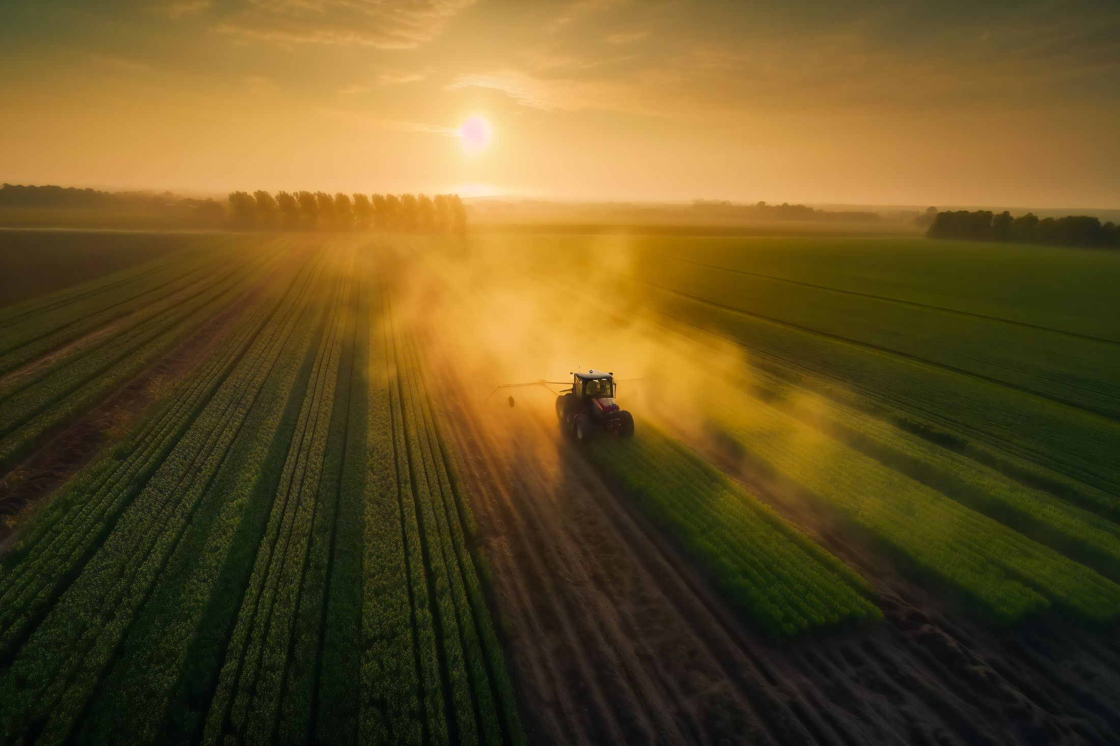 tractor on field during sunset, How does crop insurance work